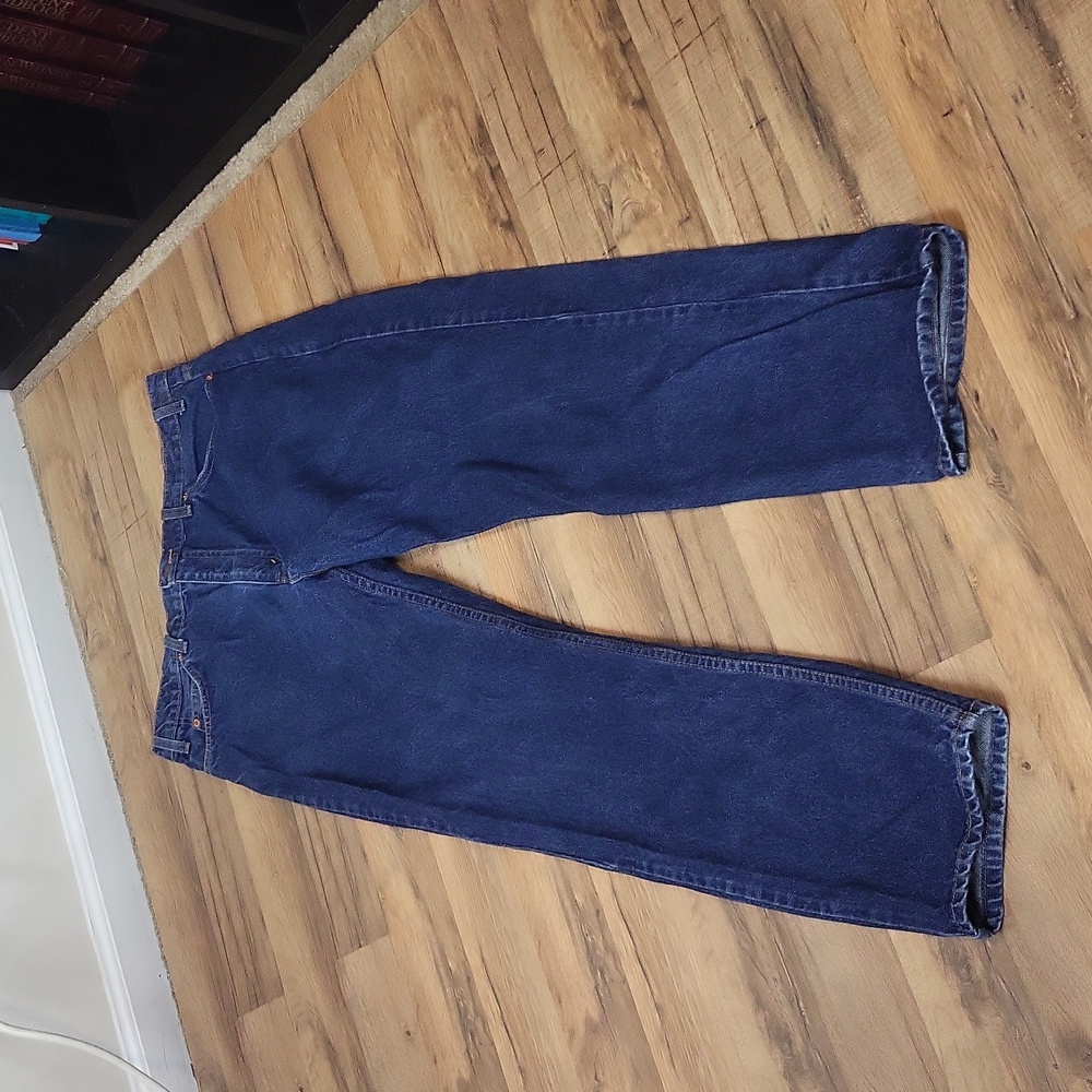 Vtg 1995 LEVIS Orange Tab 505 Cotton Regular Fit Straight Leg Jeans 38x32